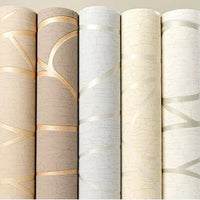 HKM-098131 Modern Striped 3D Non-woven Wallpaper for Home Decoration in Living Room and Bedroom