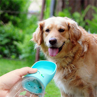 HKM-098131 Portable Pet Water Bottle for Dogs - BPA-Free, Lightweight, 350ml Capacity, Leak-Resistant Design