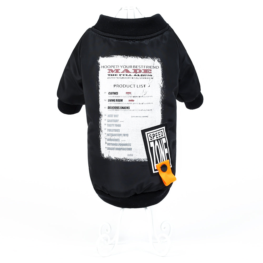 HKM-0982461 Casual Printed Winter Clothes for Dogs - Soft Cotton Fabric