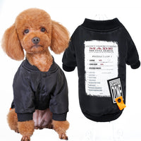 HKM-0982461 Casual Printed Winter Clothes for Dogs - Soft Cotton Fabric