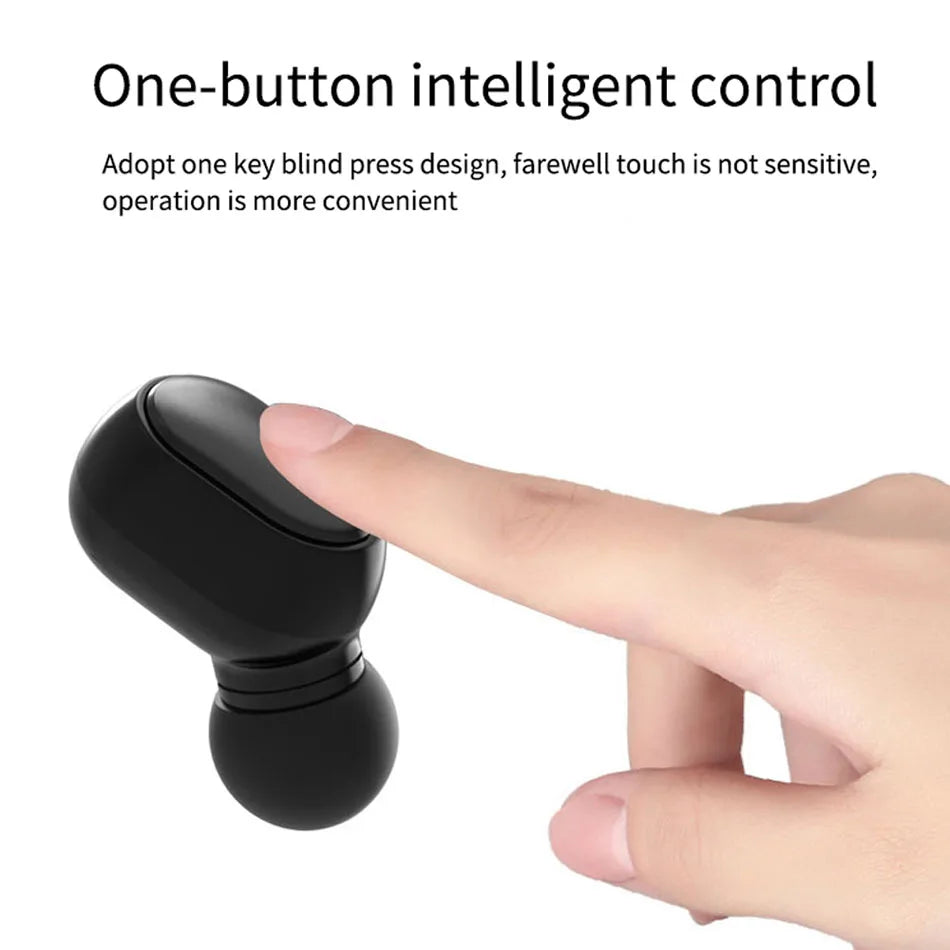 HKM-098259 Wireless Magnetic Suction Earbuds with Deep Bass for Sports Activities