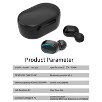 HKM-098259 Wireless Magnetic Suction Earbuds with Deep Bass for Sports Activities