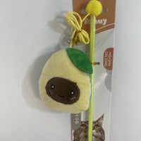 HKM-0983101 Fruit-Shaped Cat Teaser Toy for Interactive Play and Exercise
