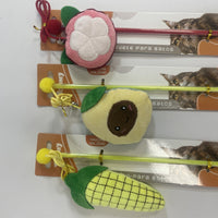 HKM-0983101 Fruit-Shaped Cat Teaser Toy for Interactive Play and Exercise