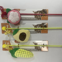 HKM-0983101 Fruit-Shaped Cat Teaser Toy for Interactive Play and Exercise