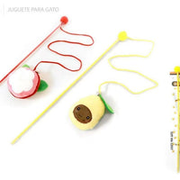 HKM-0983101 Fruit-Shaped Cat Teaser Toy for Interactive Play and Exercise