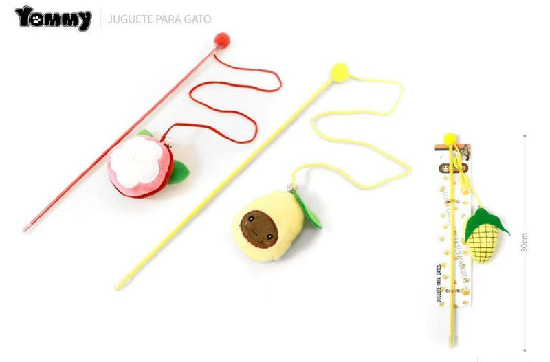 HKM-0983101 Fruit-Shaped Cat Teaser Toy for Interactive Play and Exercise