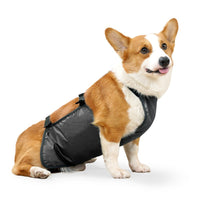 HKM-0984637 Water-Resistant Dog Apron in Gray and Army Green, Sizes S to XXL, Casual Style Pet Clothing