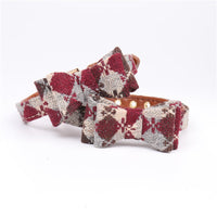 HKM-0986045 Adjustable Pet Dog Bow Collar and Scarf ¨C Multiple Colors Available