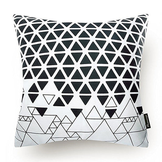 HKM-098643 Geometric Super Soft Plush Pillowcase Cushion Cover - 45x45cm, Multiple Styles Available