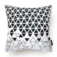 HKM-098643 Geometric Super Soft Plush Pillowcase Cushion Cover - 45x45cm, Multiple Styles Available
