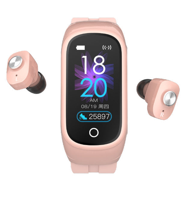 HKM-098771 N8 HD 0.96-Inch Full Touch Screen Smart Bracelet with Step Counting and Call Reminder