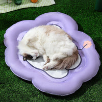 HKM-0988093 Durable Waved Bear Shaped Pet Ice Mat Cushion, PVC & Gel, Sizes M & L