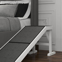 HKM-0989501 Pet Ramp for Dogs & Cats - 60 Inch Non-Slip Carpeted Slope, High-Quality Pine Wood, Easy Access for Mobility Assistance