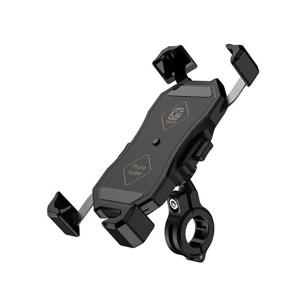 HKM-098963 Motorcycle Universal Phone Holder with USB Buckle and Wireless Charging Option