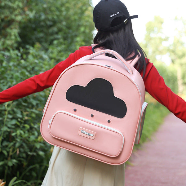 HKM-0990269 Soft Nylon Cat Carrier Bag with Large Capacity and Panoramic Design in Assorted Colors