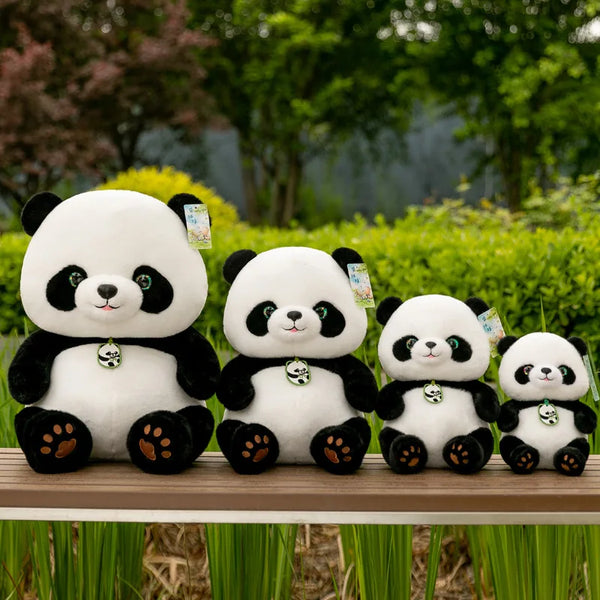 HKM-099091 Big Giant Panda Plush Stuffed Animal Doll - Cute Cartoon Pillow Toy for Kids 2-14 Years