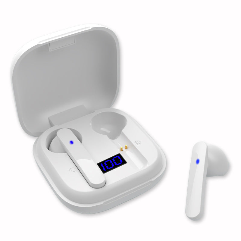 HKM-099283 Wireless Bluetooth Headset with Digital Display and Voice Control, Multi-Point Connection, Stereo Sound