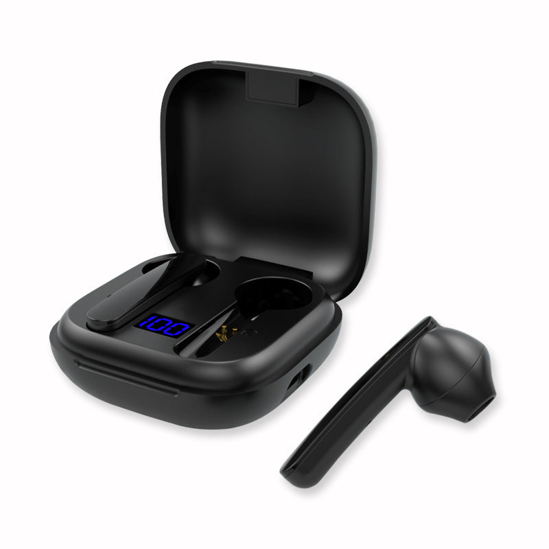 HKM-099283 Wireless Bluetooth Headset with Digital Display and Voice Control, Multi-Point Connection, Stereo Sound