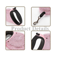 HKM-0993597 Diamond-Studded Telescopic Pet Tractor for Small Dogs Under 15kg