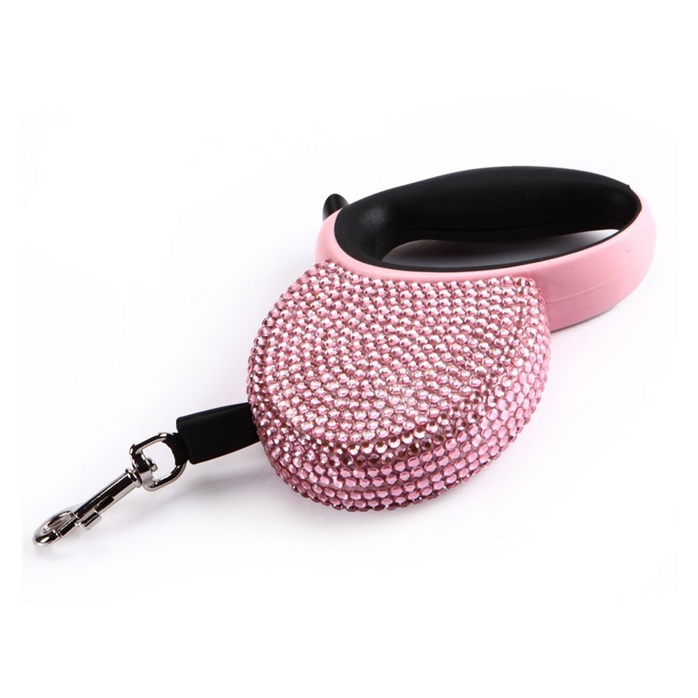 HKM-0993597 Diamond-Studded Telescopic Pet Tractor for Small Dogs Under 15kg