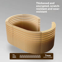 HKM-0993853 Cat Climbing Frame with Tunnel, Corrugated Paper Nest for Small Cats