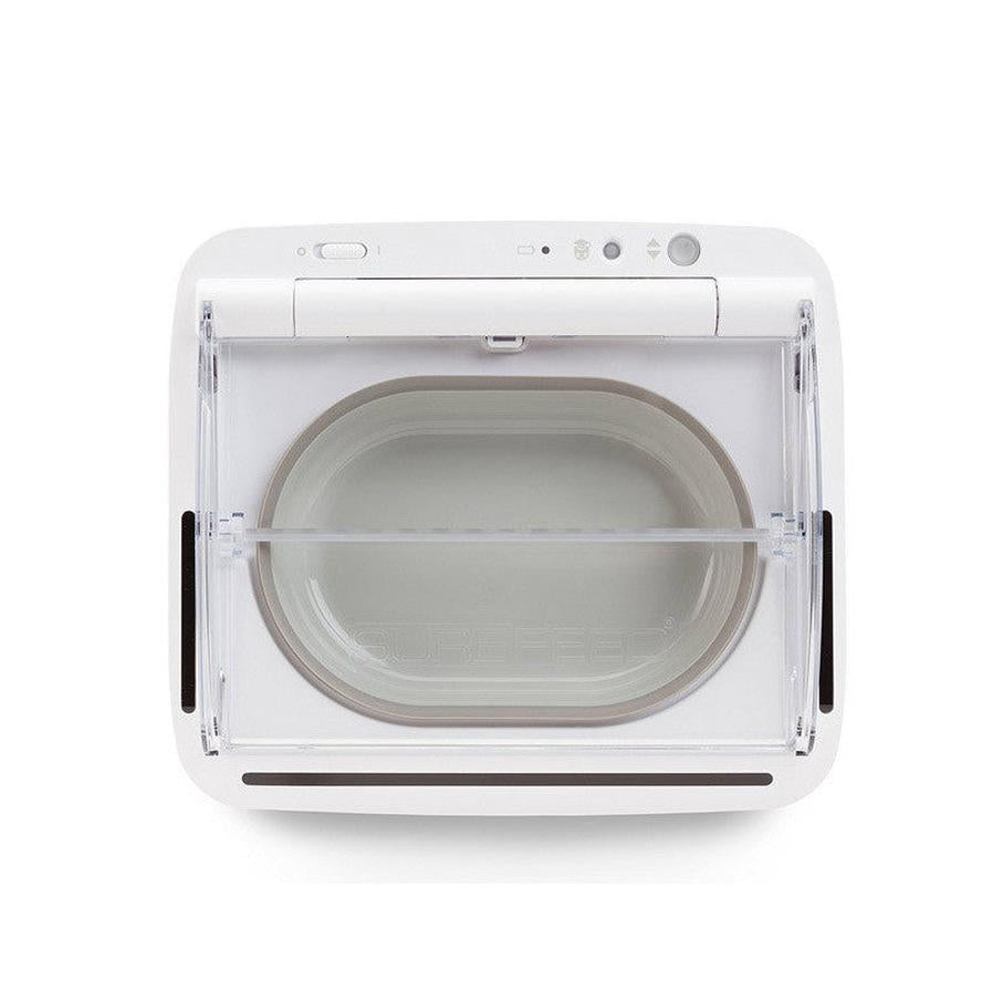 HKM-099411 Automatic Induction Pet Feeder with Stainless Steel Double Bowl for Odor-Free Feeding