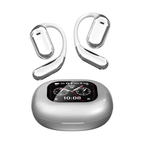 HKM-099411 Open-Ear Wireless Bluetooth Headset with ANC Noise Cancellation and Touch Control Screen