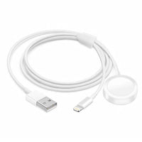 HKM-099475 2-in-1 Wireless Charger and Watch Stand - USB Interface, White