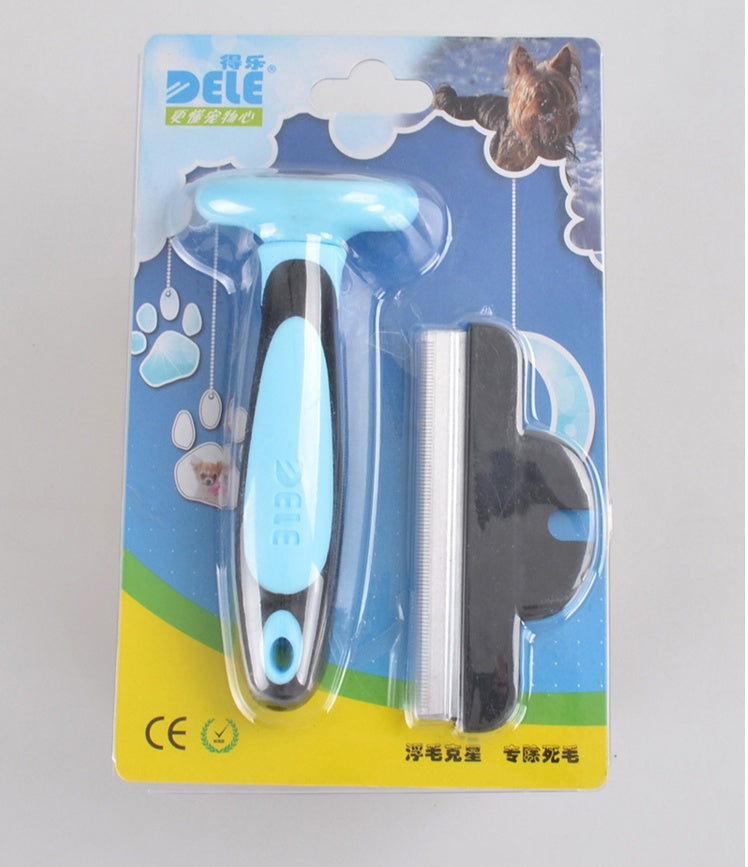 HKM-0995389 Pet Hair Removal Comb for Long Straight Hair - Available in Small, Medium, Large Sizes