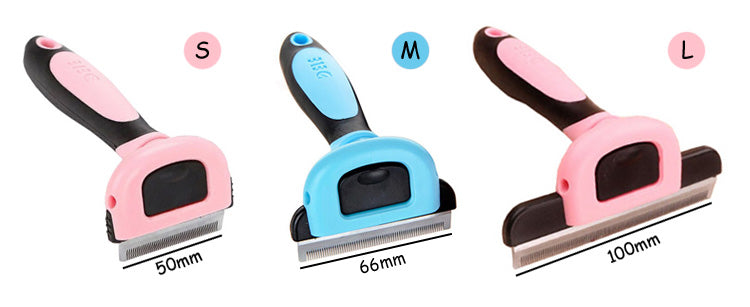 HKM-0995389 Pet Hair Removal Comb for Long Straight Hair - Available in Small, Medium, Large Sizes