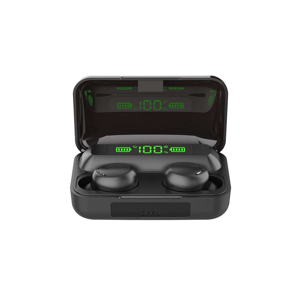 HKM-099603 Bluetooth Headset with Digital Display, 10m Range, Voice Control, Call Function, Music Support, Multi-Point Connection