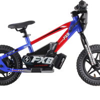 HKM-099667 Children's 12" Electric Balance Bike with Hydraulic Suspension, 250W Motor, and 3 Speed Settings