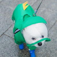 HKM-0997949 Four-Leg Waterproof Dog Raincoat in Fun Prints - EVA & Polyester Taffeta