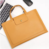 HKM-099795 Waterproof Luxury PU Leather Women's Business Briefcase for Laptop and Travel