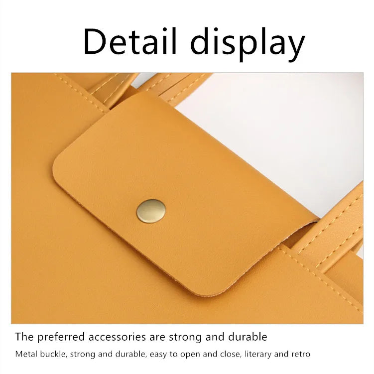 HKM-099795 Waterproof Luxury PU Leather Women's Business Briefcase for Laptop and Travel