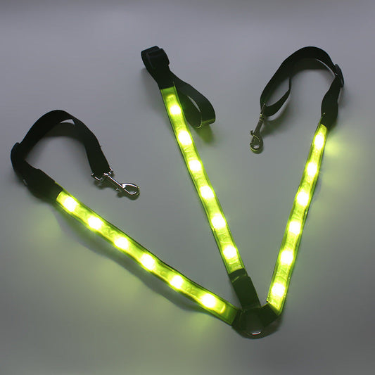HKM-0998845 Luminous Chest Strap LED Cinch Harness for Horses - Polyester Material, Four Season Use