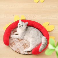 HKM-0999613 Crab Style Pet Nest Mat for Small Dogs - Soft and Easy to Clean, Available in Two Sizes