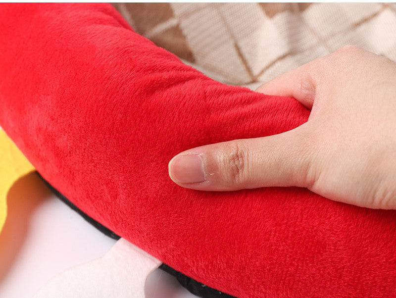 HKM-0999613 Crab Style Pet Nest Mat for Small Dogs - Soft and Easy to Clean, Available in Two Sizes