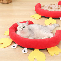 HKM-0999613 Crab Style Pet Nest Mat for Small Dogs - Soft and Easy to Clean, Available in Two Sizes