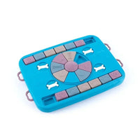 HKM-0999741 Interactive Pet Puzzle Toy for Dogs and Cats - Slow Feeder IQ Training Bowl, Non-Slip Design 39x28x5 cm