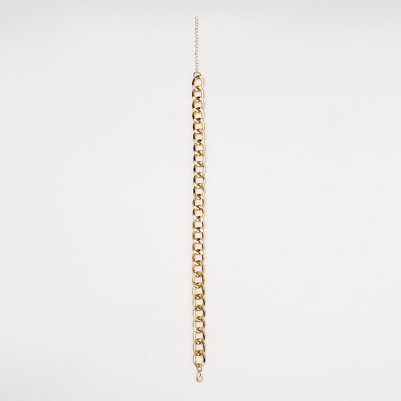 HKM-1001533 Metal Dog and Cat Necklace - Gold, Medium (36cm + 7cm Chain) & Large (46cm + 7cm Chain)
