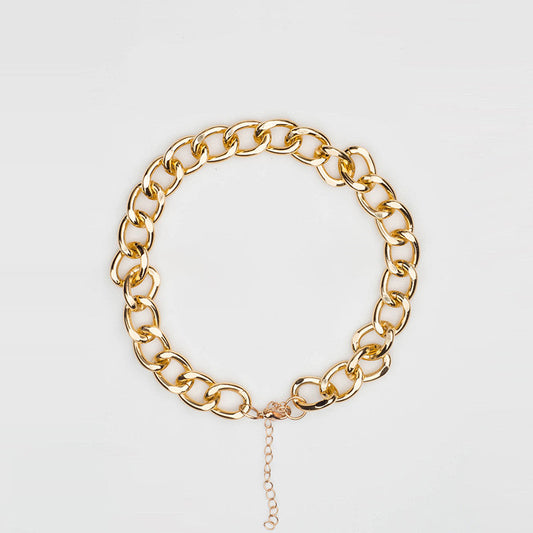HKM-1001533 Metal Dog and Cat Necklace - Gold, Medium (36cm + 7cm Chain) & Large (46cm + 7cm Chain)