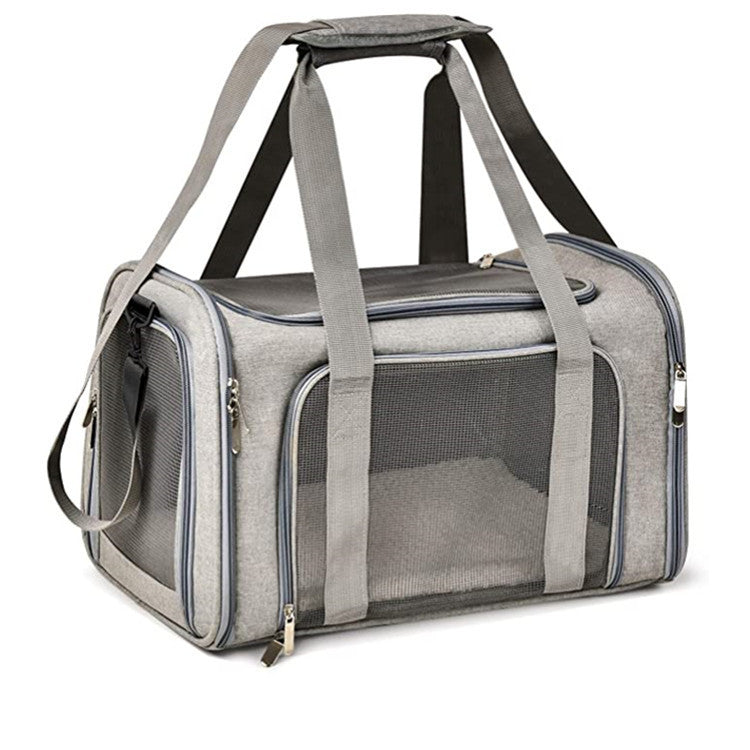 HKM-1001789 One-Shoulder Pet Transport Bag - Easy Carry Oxford Pet Bag for Cats and Dogs