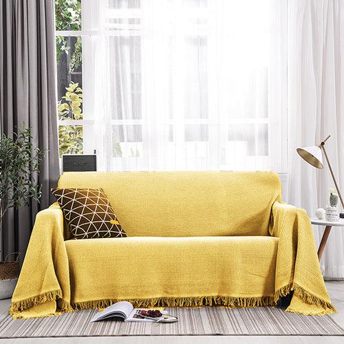 HKM-100243 Nordic Style Universal Sofa Cover for Modular Sofas in Blended Material