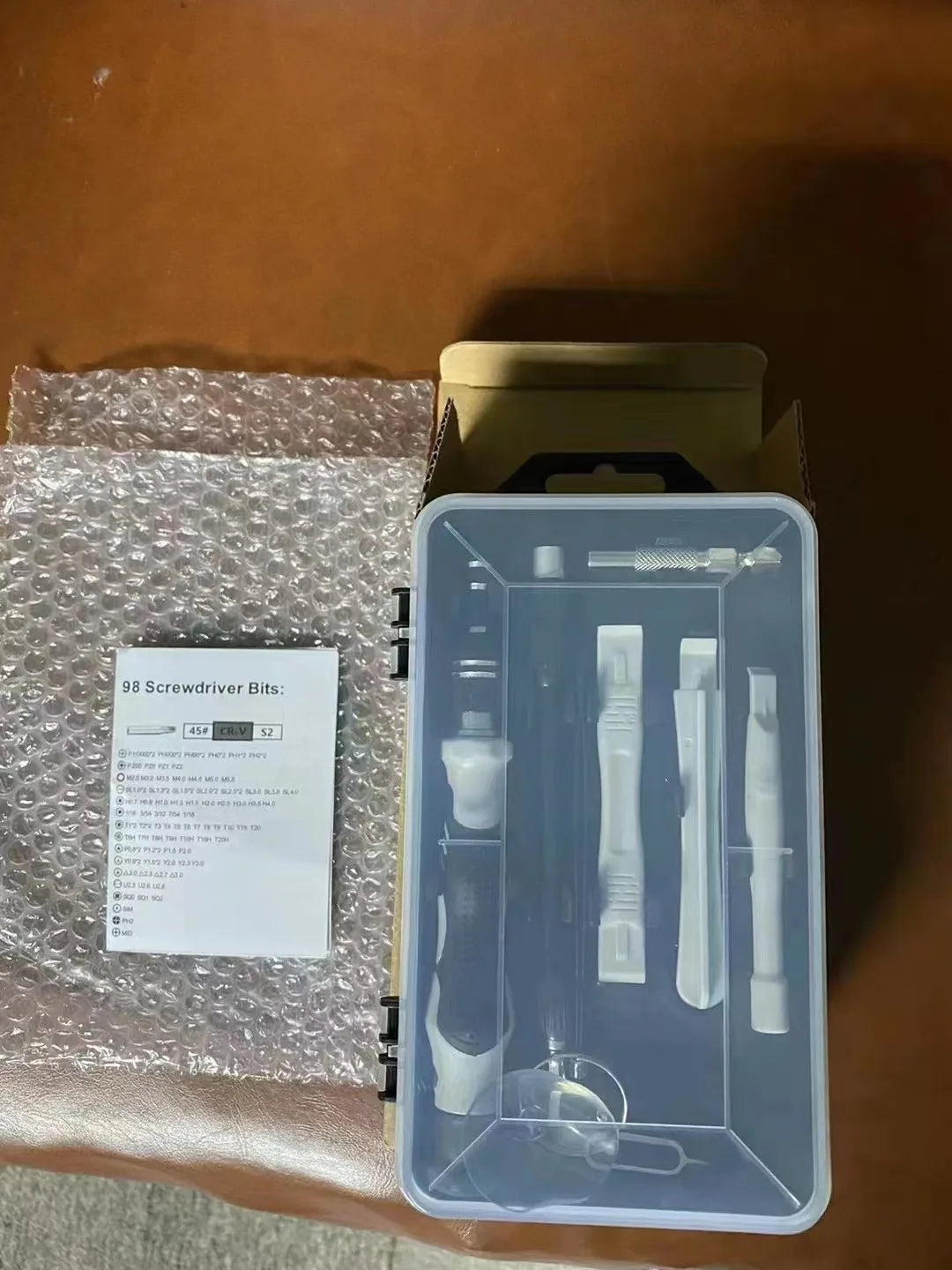 HKM-100435 115-in-1 Precision Repair Screwdriver Set with Magnetic Bits for Electronics