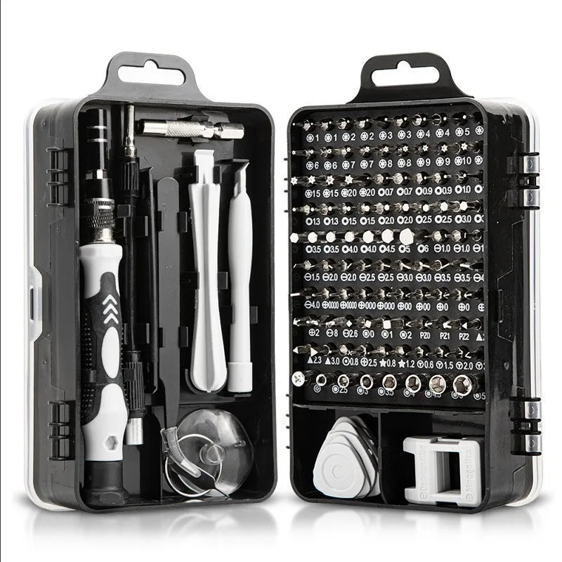 HKM-100435 115-in-1 Precision Repair Screwdriver Set with Magnetic Bits for Electronics