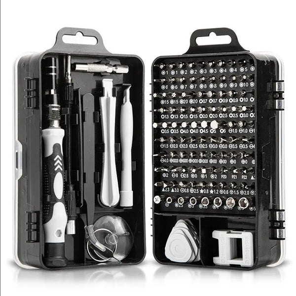HKM-100435 115-in-1 Precision Repair Screwdriver Set with Magnetic Bits for Electronics