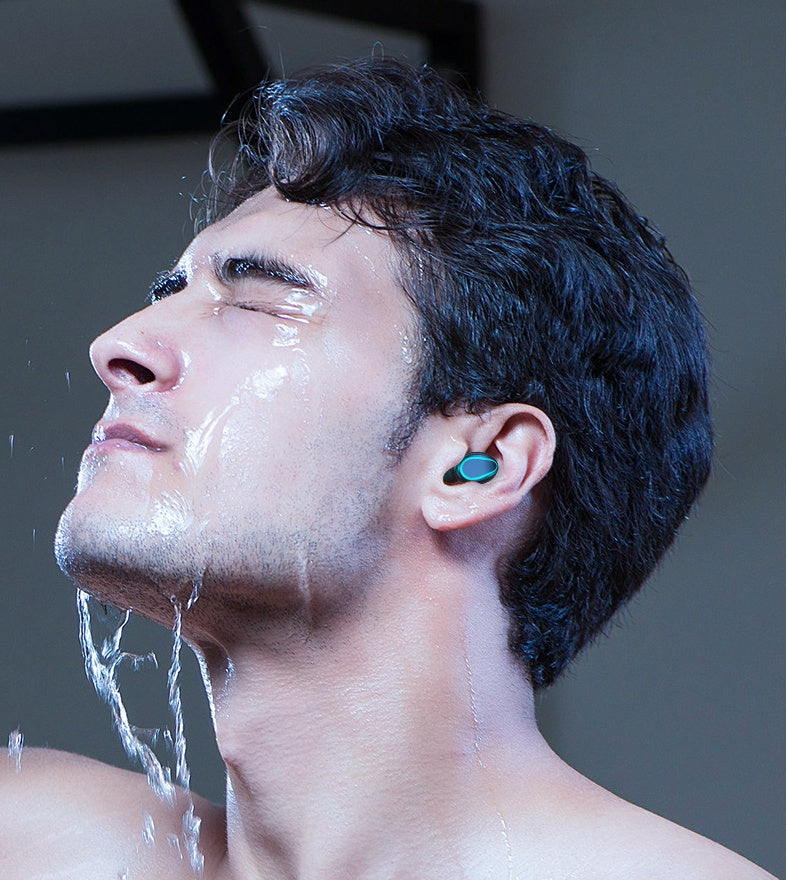 HKM-100435 Invisible In-Ear Wireless Bluetooth Headset for Sports and Gaming with Multi-Point Connection