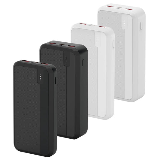 HKM-100435 Portable PD22.5W Fast Charging Power Bank with 10000mAh or 20000mAh Capacity, Dual USB Ports, Type-C Cable Included